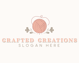 Handmade Knitting Crochet logo design