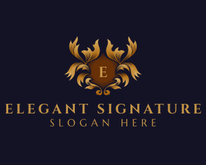 Luxury Royalty Decorative logo design