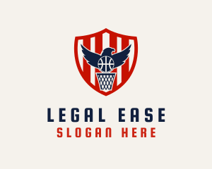 Eagle Basketball Hawk Logo