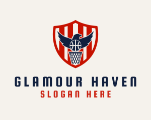 Eagle Basketball Hawk logo