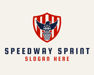Eagle Basketball Hawk logo