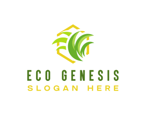 Lawn Garden Grass logo design