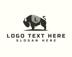 Wild Bison Buffalo logo