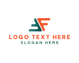 Marketing Logistics Letter F logo