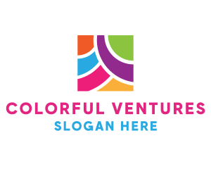 Colorful Bright Square logo design