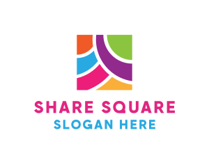 Colorful Bright Square logo design