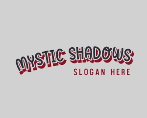 Retro Shadow Company logo design