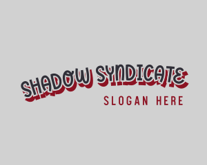 Retro Shadow Company logo design