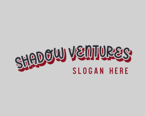 Retro Shadow Company logo design