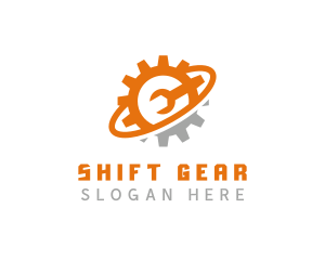 Industrial Wrench Gear  logo design