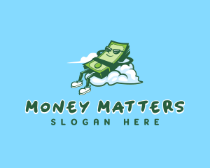 Sleeping Money Cash logo design