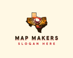 Texas Sunset Canyon logo design