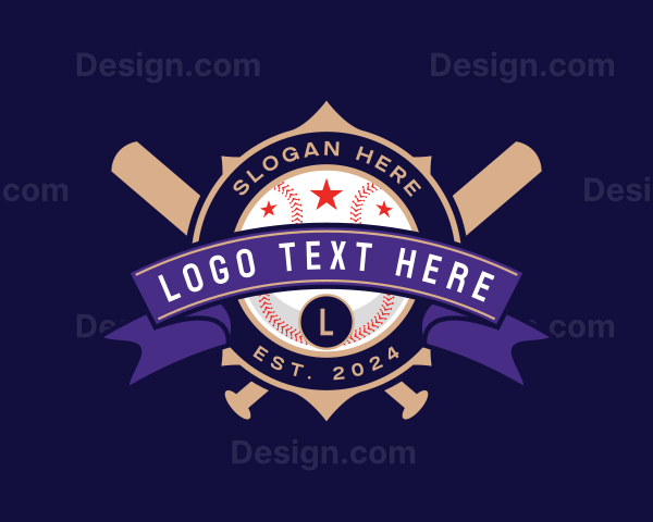 Baseball Sports Varsity Logo