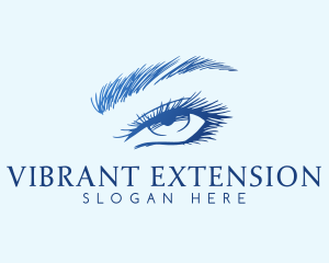 Luxury Eyelashes Fashion logo design