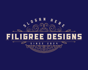 Luxury Elegant Ornament logo design