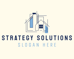 Home Architecture Plan logo design