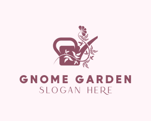 Gardener Watering Kettle logo design