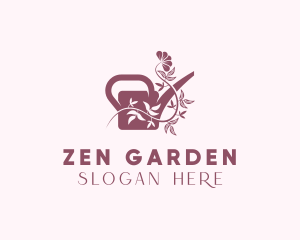 Gardener Watering Kettle logo design