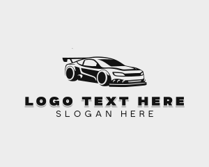 Racing Car Vehicle Logo