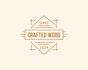 Minimalist Carpentry Business logo