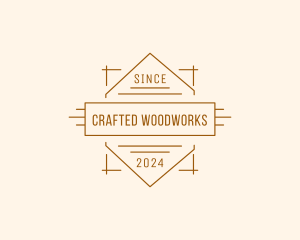 Minimalist Carpentry Business logo