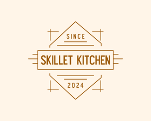 Minimalist Carpentry Business logo design