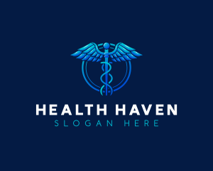 Caduceus Health Clinical logo design