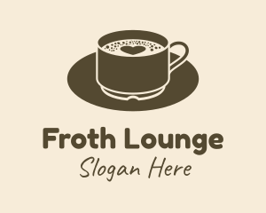 Brown Heart Coffee Froth logo