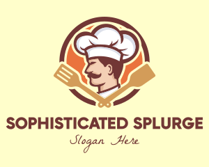 Chef Restaurant Spatula logo design