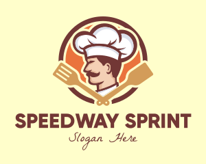 Chef Restaurant Spatula logo design