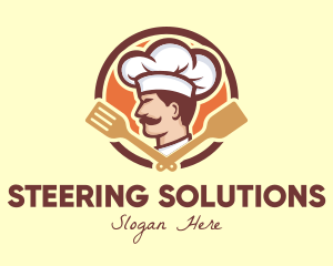 Chef Restaurant Spatula logo design