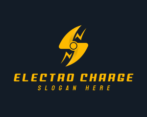 Tech Energy Bolt logo design