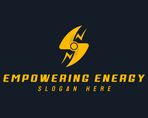 Tech Energy Bolt logo design