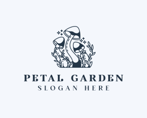 Psychedelic Herbal Mushroom logo design