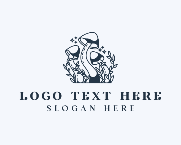 Shrooms logo example 1