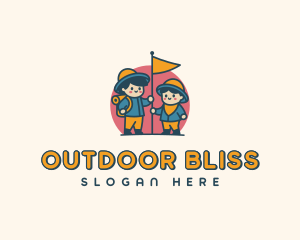 Kids Outdoor Adventure logo design