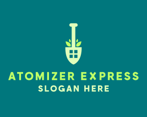 Home Gardening Shovel logo design