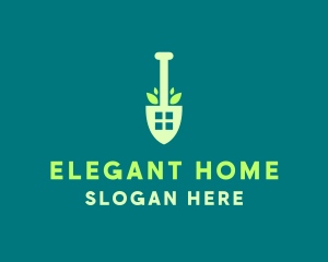 Home Gardening Shovel logo design