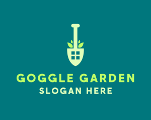 Home Gardening Shovel logo design