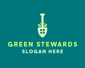 Home Gardening Shovel logo design