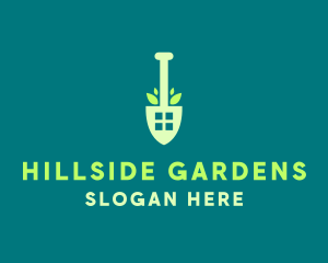 Home Gardening Shovel logo design