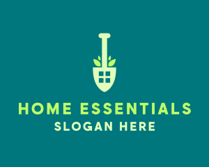 Home Gardening Shovel logo design