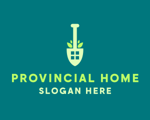 Home Gardening Shovel logo design