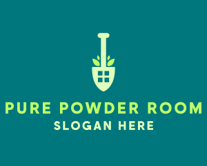 Home Gardening Shovel logo design