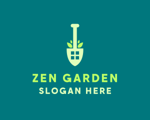 Home Gardening Shovel logo design