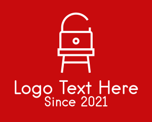 Abstract Lock Chair logo