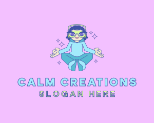 Cyber Gamer Girl logo