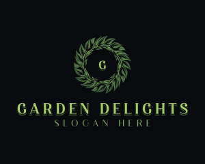 Organic Vegan Garden logo design