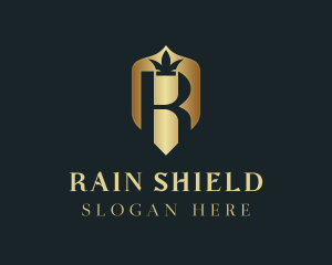 Luxury Shield Crown logo design