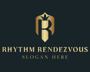 Luxury Shield Crown logo design